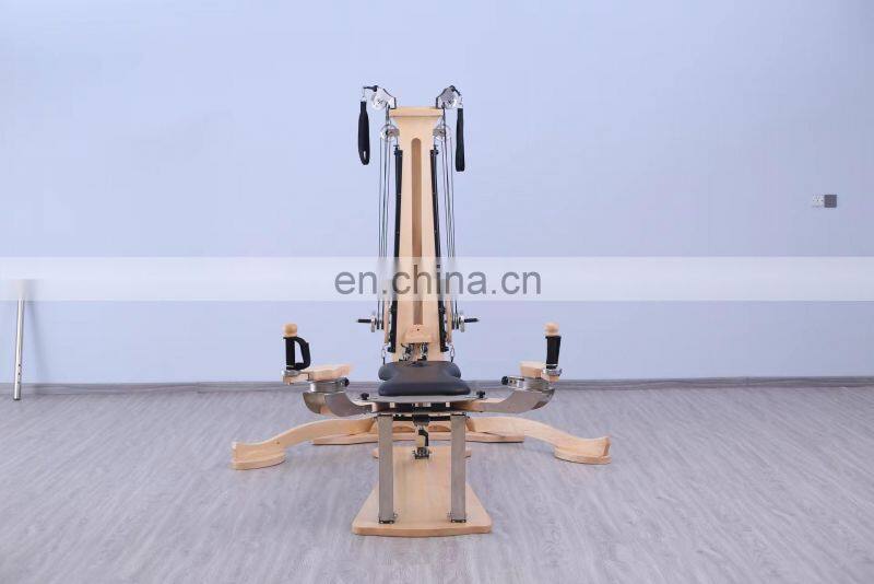 OAK/MAPLE WOOD Full flexible pilates body training Machine