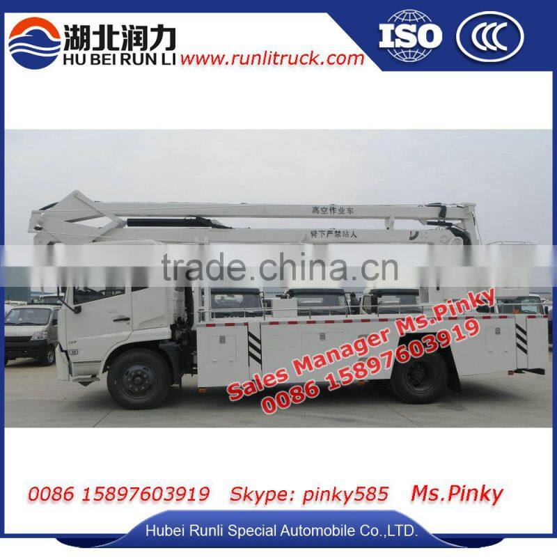 Overhead Working Truck 20m Street Light Maintenance Vehicles For Sales by our Factory
