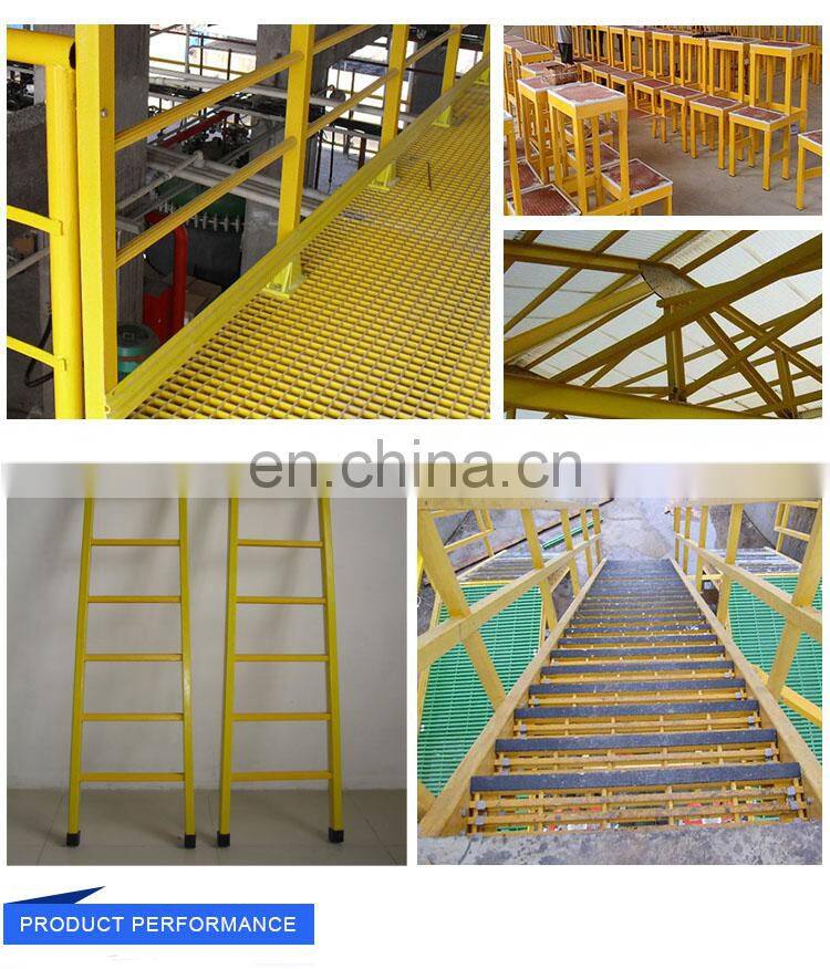 High Quality Pultruded FRP/GRP Fiberglass Rectangular Tube