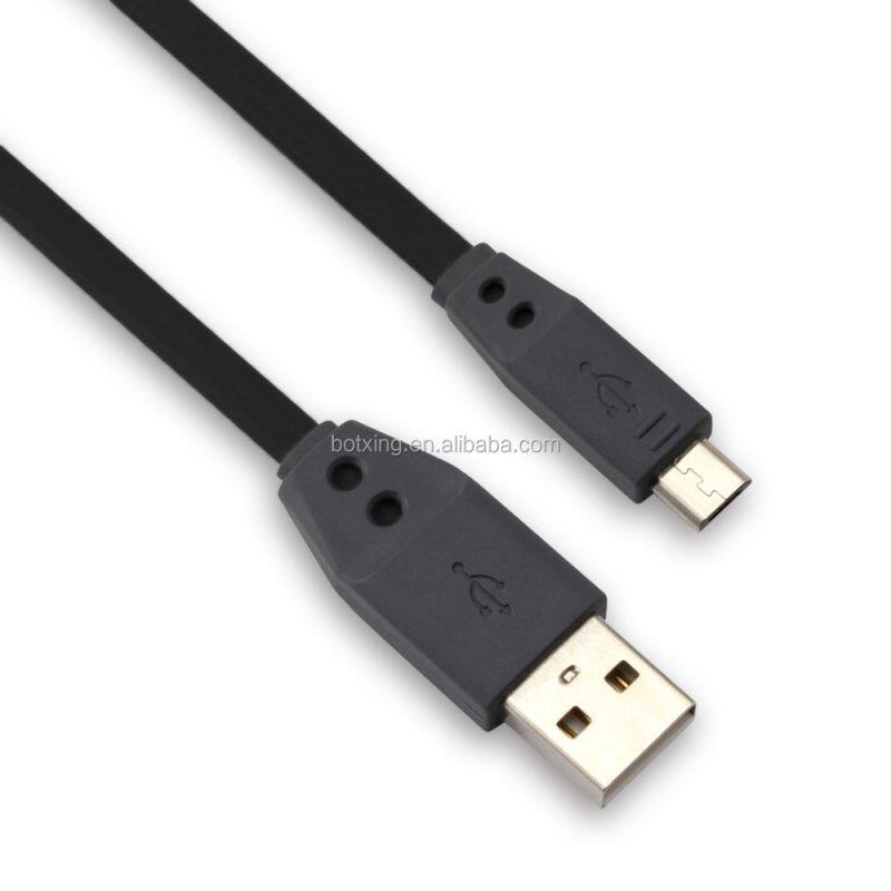 3.3ft/1m high quality flat micro usb fast charging data cable sync charger for Vivo Oppo android phone