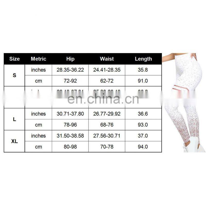 Elastic Training Sports Fitness Workout Slim Gym Leggings Running lagging Women trouser High Waist