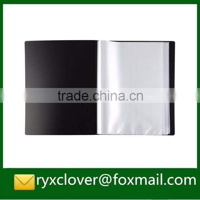 a4 clear plastic seris book pockets display book