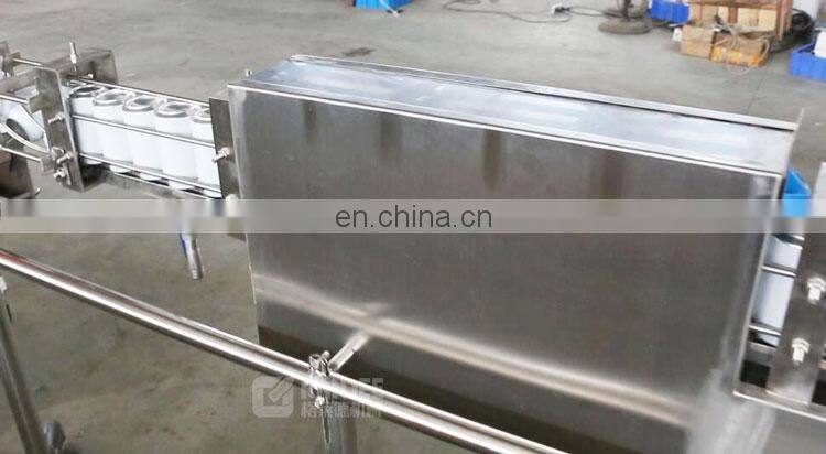Automatic linear type tin juice can filling and sealing machine