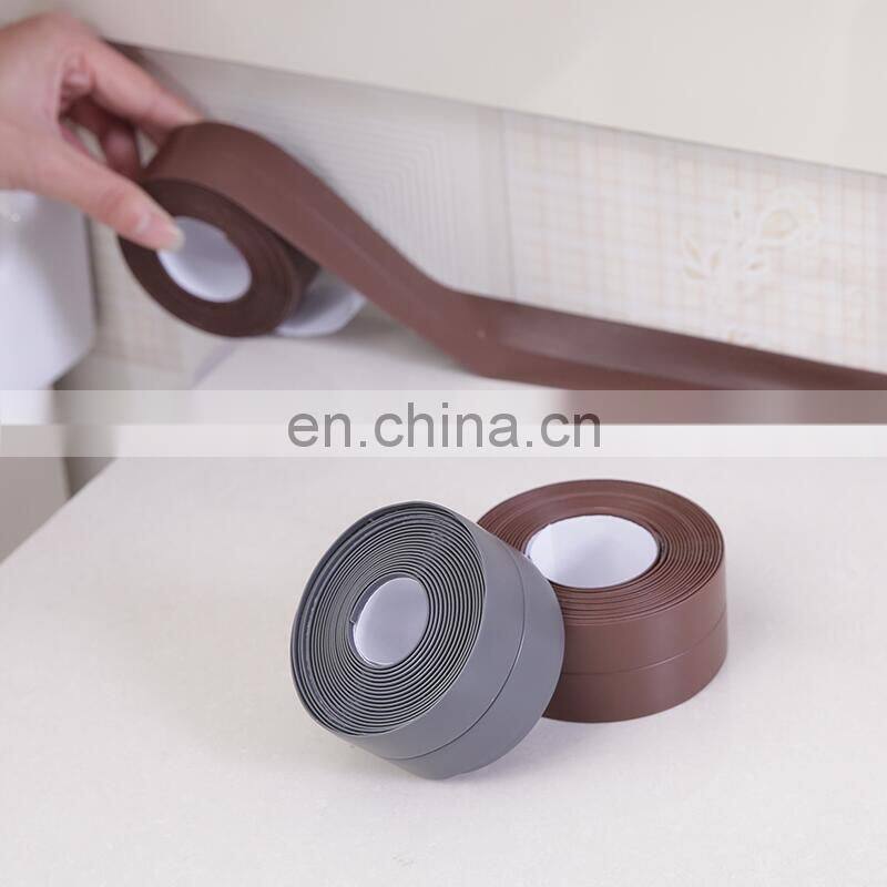 Bathroom Kitchen Accessories Shower Bath Sealing Strip Tape Caulk Strip Self Adhesive Waterproof Wall Sticker Sink Edge Tape