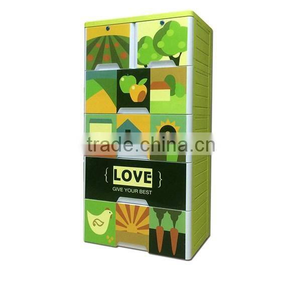 Multi-function Combination Cabinet Storage Toy Organizer Plastic DIY Wardrobe