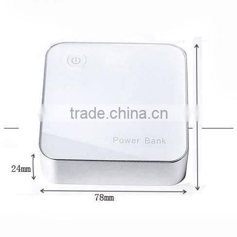5200mAh square power bank with lcd display