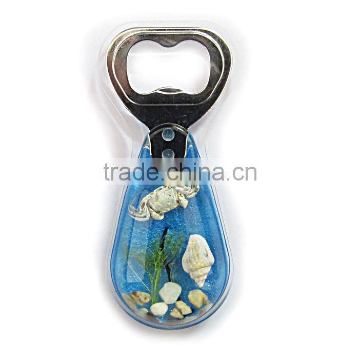 Sea horse promotional custom acrylic souvenir bottle opener