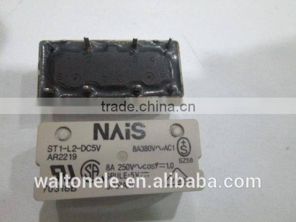 (electronic component) NAIS DIP relay ST1-L2-DC5V 8A 250V