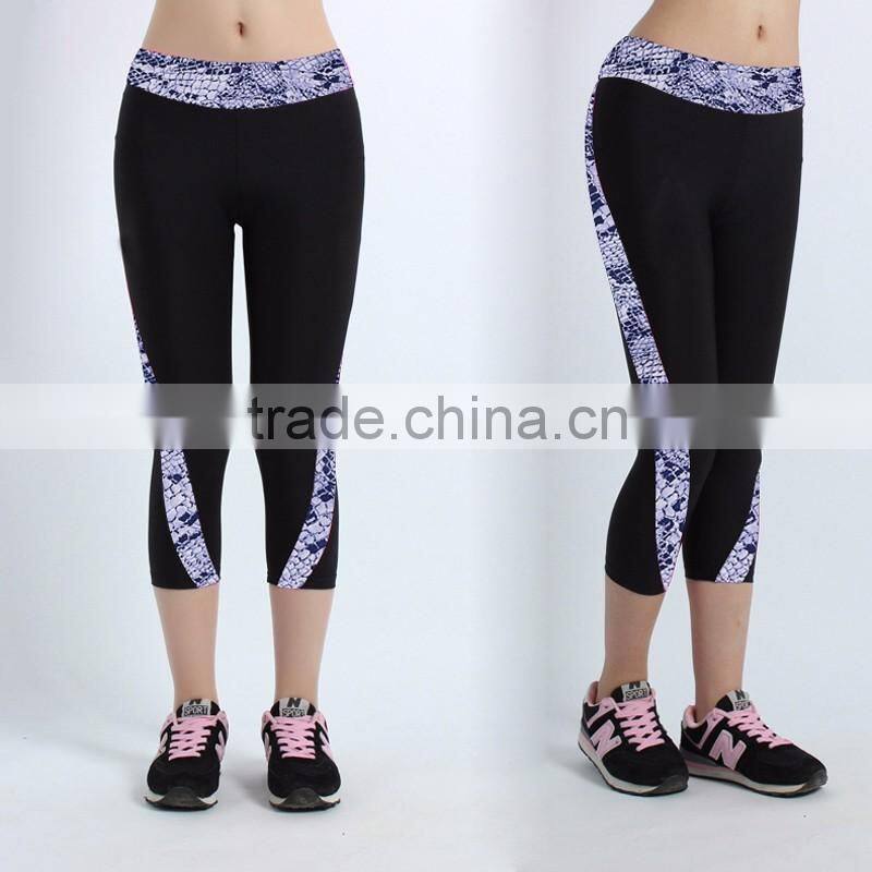 (OEM/ODM Factory) Yoga pants brand Yoga Crops Fitness & Exercise Crops pants Yoga Brand quick-dry