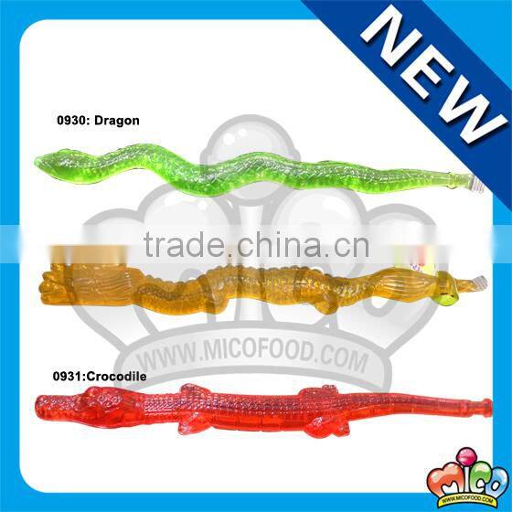 long animal shaped jelly