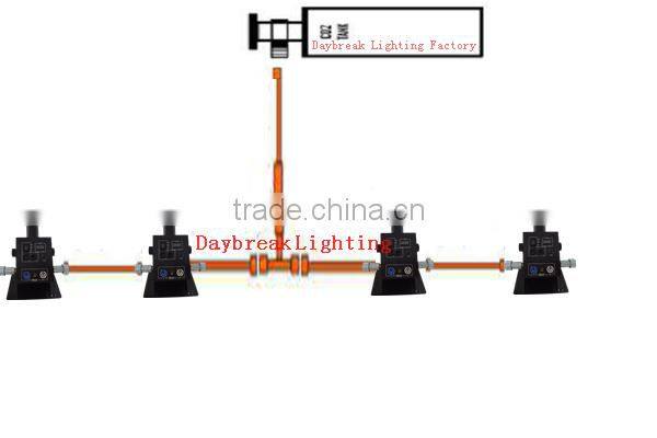 4PCS LED CO2 JET MACHINE 4 units per set for 1 Cylinder design , convenient co2 jet machine with led 12 x 3W RGB 3in1