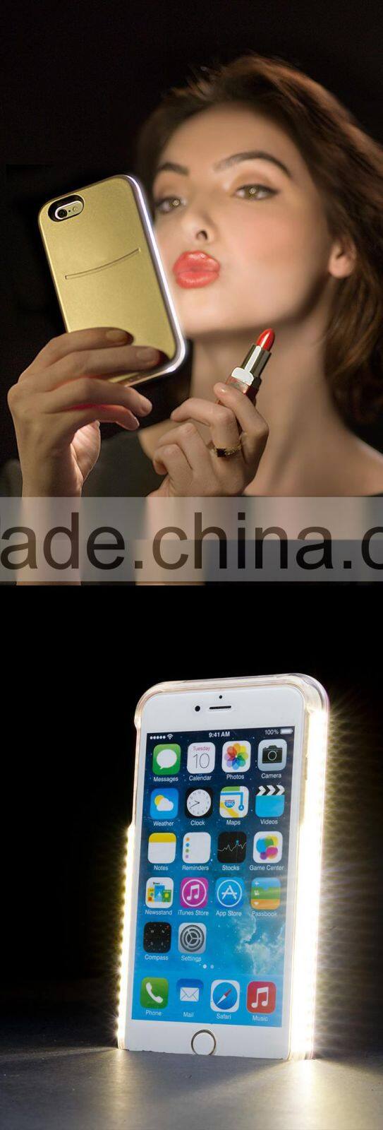 2016 rubber flashlight phone case led demo case selfie stick phone case led phone case light up case for iphone 5c