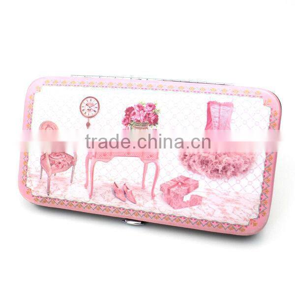Colorized pattern bag promotional gift manicure set