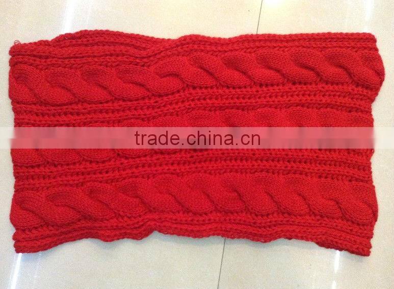 Fashion Twist Girl Winter Knitted Neck Scarf