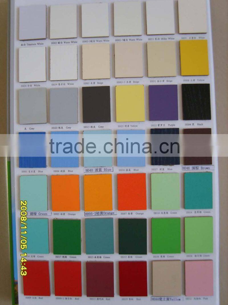 4x8 white color laminated 12mm melamine mdf board