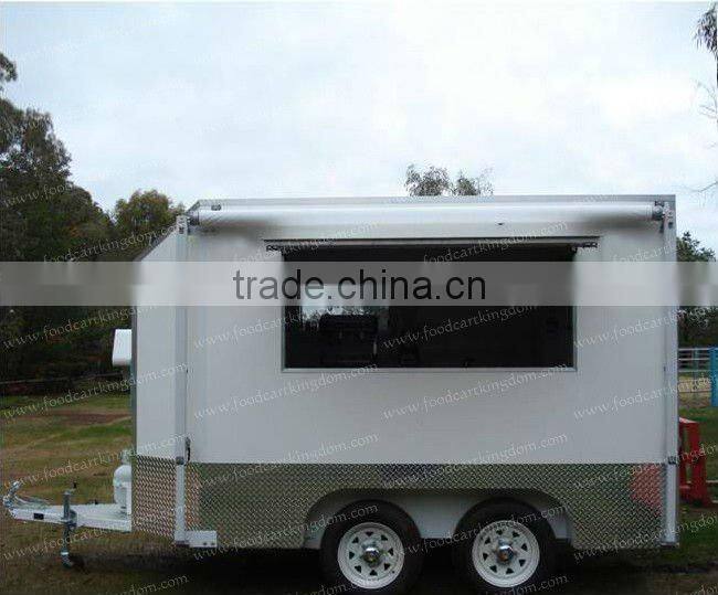 mobile kiosk food cart/mobile kitchen food van for sale