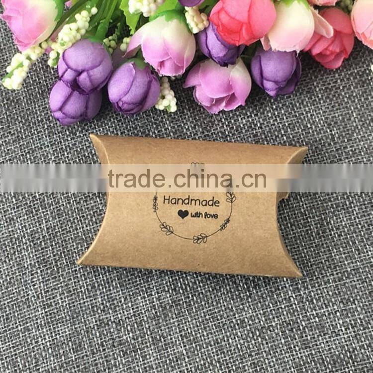 Unique Design Custom Pillow Box Packaging With Logo Printed