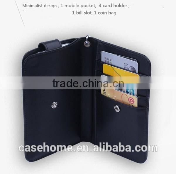 Universal Leather Phone Case for Huawei P9 , For Samsung Galaxy J3 Wallet Case