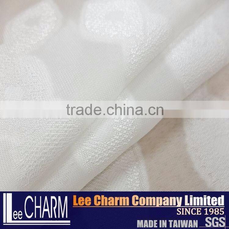Polyester Nylon Waves Pattern Jacquard Fabric