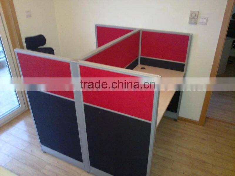 commercial furniture 2 people partition wood office table work station (SZ-WST711)