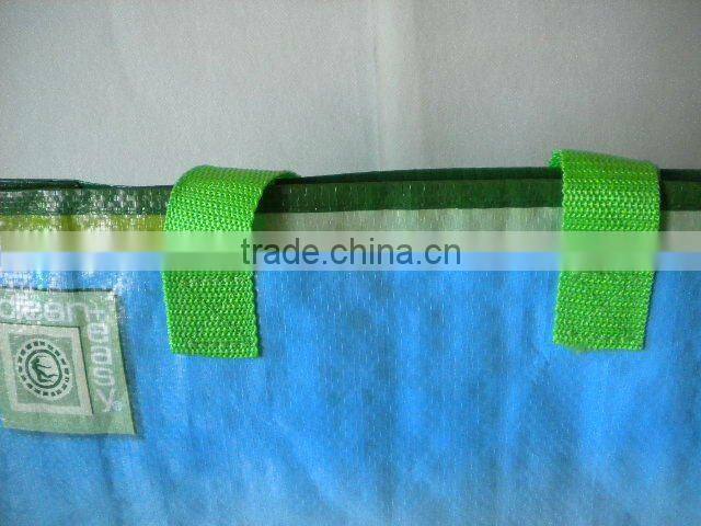 Best selling bag pp woven handle bag promotional bag