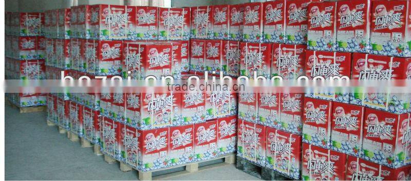 Fresh breath supplement strips