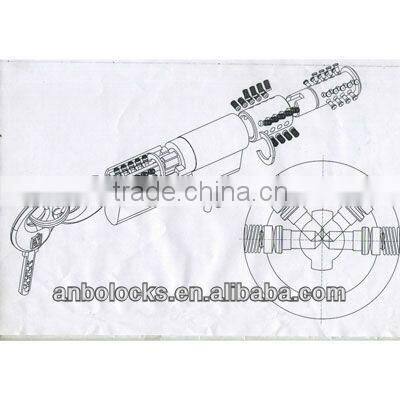 High quality euro cylinder lock popular computer keys lock