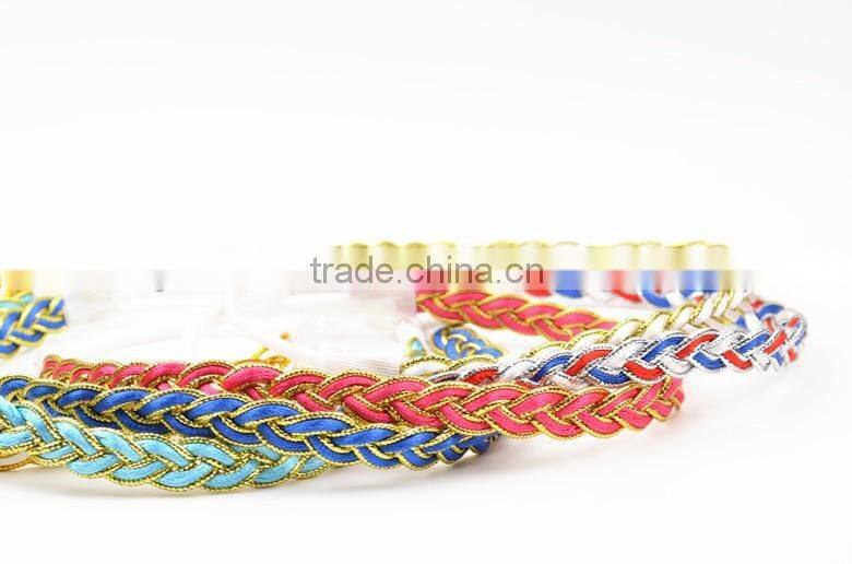 Hot-sales kids large gold cross headband baby hair accessory baby gold hair band wh-1835