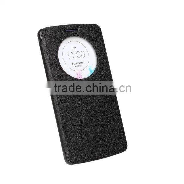 Window View Slim Flip Leather Case Cover for LG G3 D855