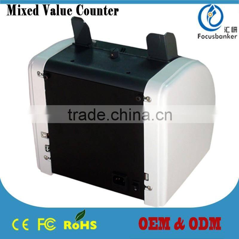 Mixed Denomination&Multi-Currency Counter/Money Counter/Bill Counter with UV,MG/MT,IR Detection for USD & Colombian Peso(COP)