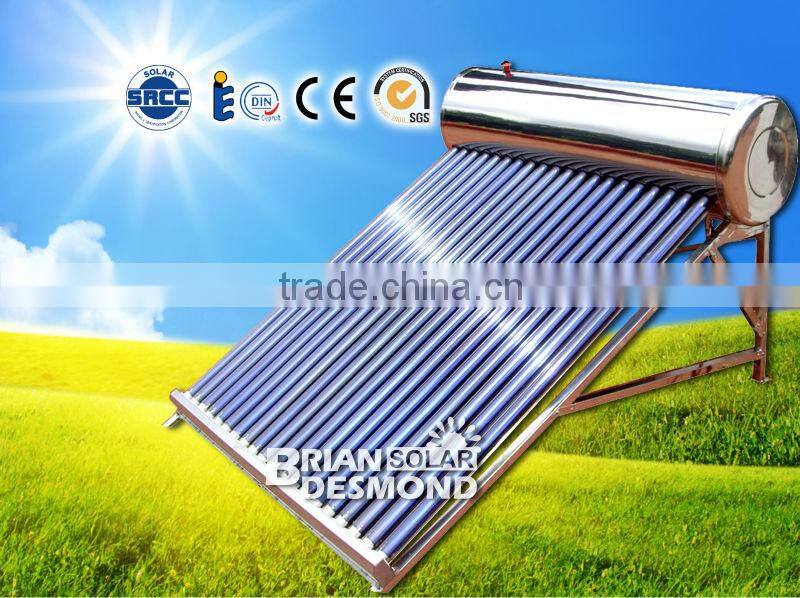 Perfect After-sale Service Homemade Non-pressurized Solar Water Heater