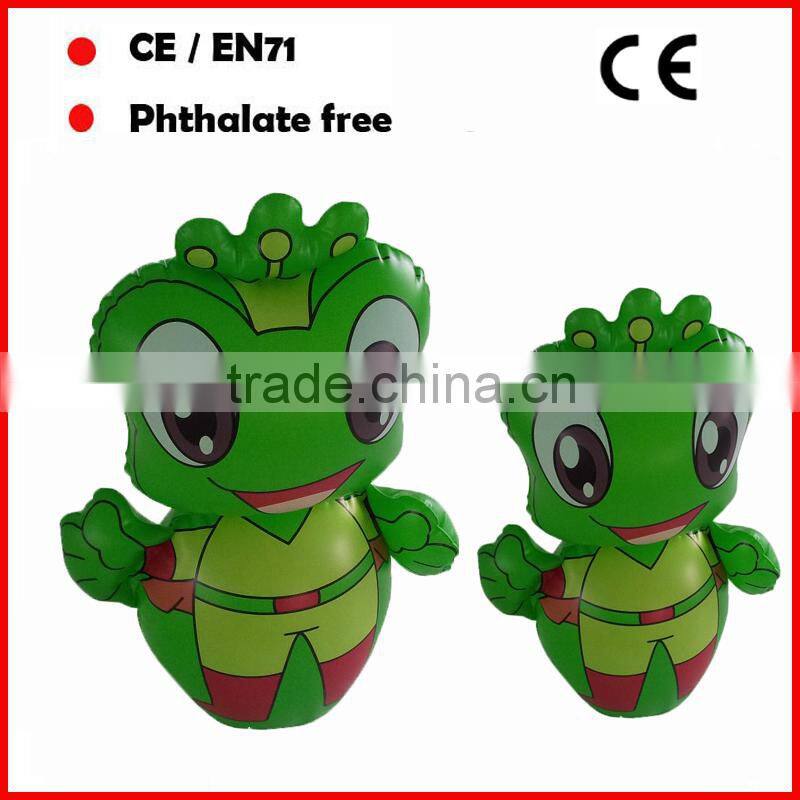 PVCinflatable rabbit punching tumbler/ punching bag for kids