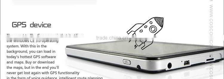 M050- 5 inch tablet gps with bluetooth for Europe map