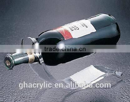 GH-RZ246 Modern design acrylic wine rack,high quality acrylic liquor holder, acrylic beverage display