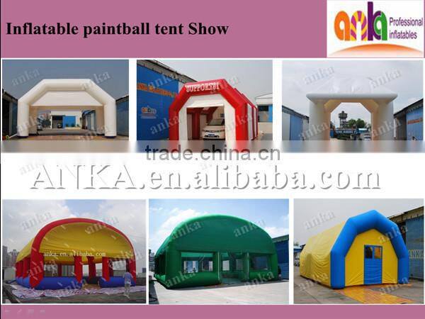 Trade show tent type giant inflatable colorful tent for sales