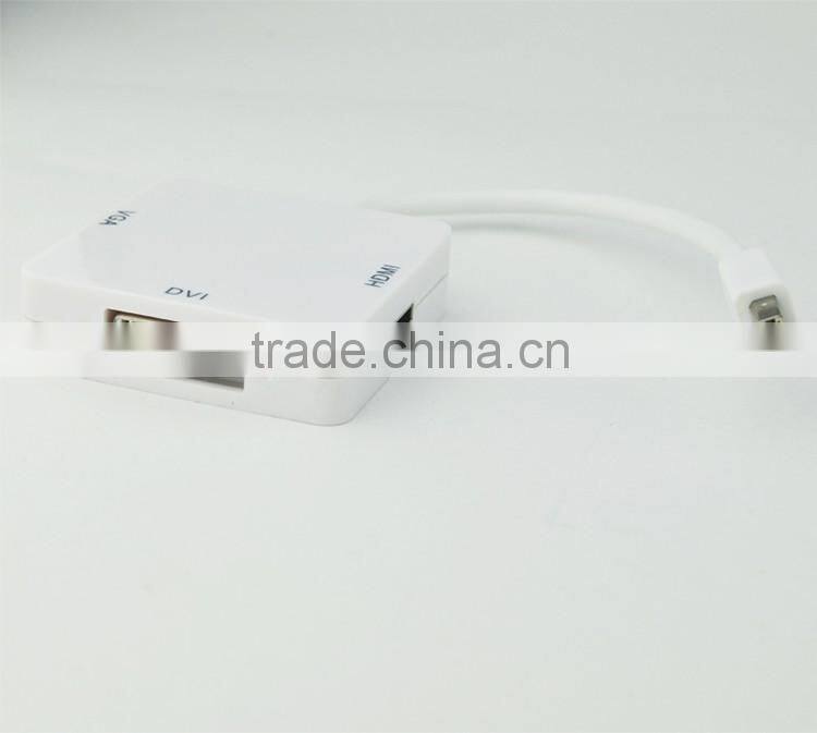 Custom mini dp to dvi vga converter for projector