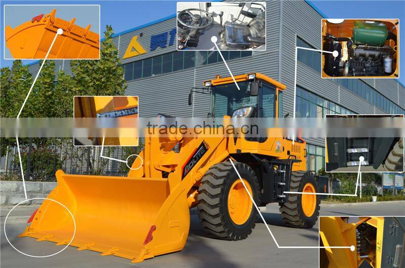 Articulated Small Garden Tractor With Loader