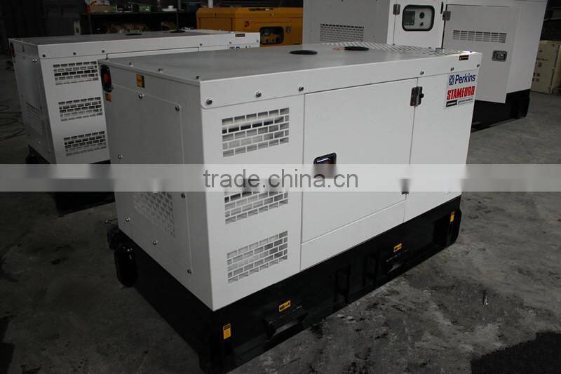 12KW 15KVA diesel sound proof generator set with U.K engine