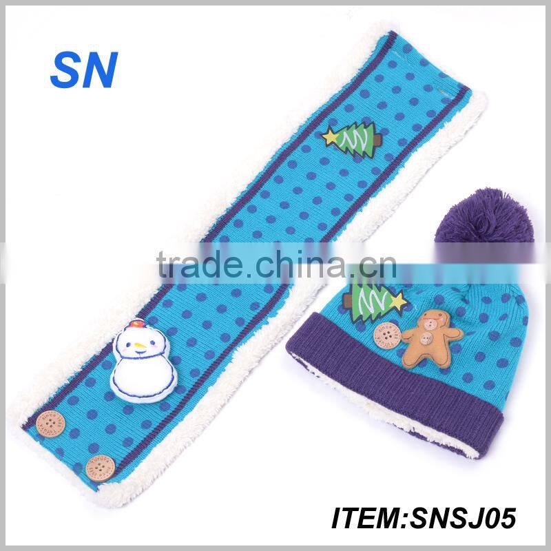 2015 fashion snowflake deerlet print scarves