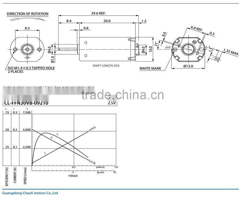 CL-FFN30VB DC Motor