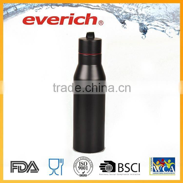 2016 New design easy double walled water bottles fda double wall