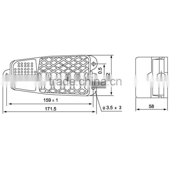 New electric foot pedal switch foot control switch CFS TFS FS 2