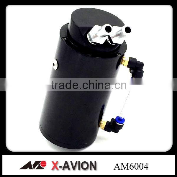 universal Aluminum oil catch tank with filter