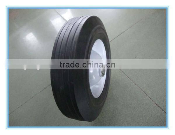 Rubber Wheel from Qingdao Yinzhu Wheel Barrow Solid Rubber Tire
