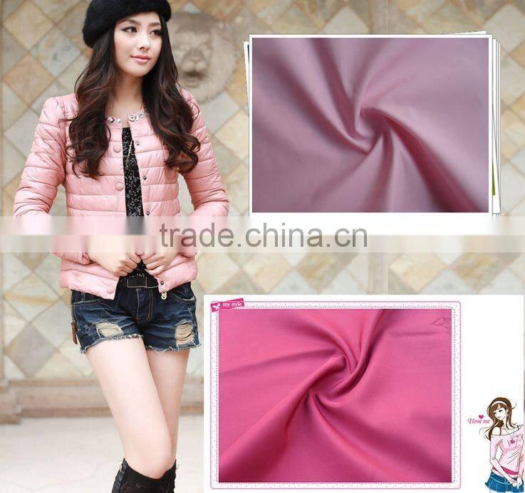 Factory wholesales 2014 high quality design modern textile polyester imitated Memory fabric For Outwear,Jacket, Coat, Trenchcoat