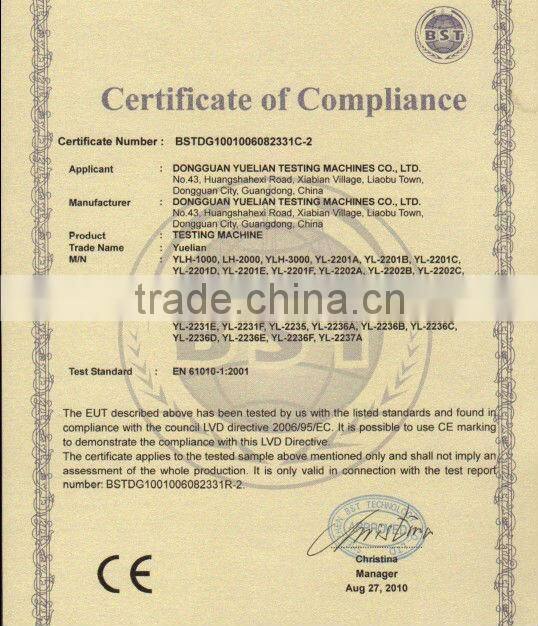 New Servo Motor Compres / Tearing Resistance Tensile Strength Testing Machine