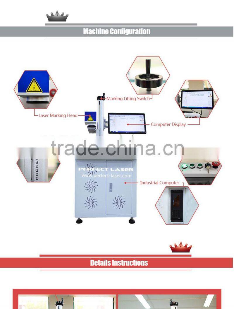 3D Curve Surface Dynamic Focusing Fiber Laser Marking Machine iphone mopa