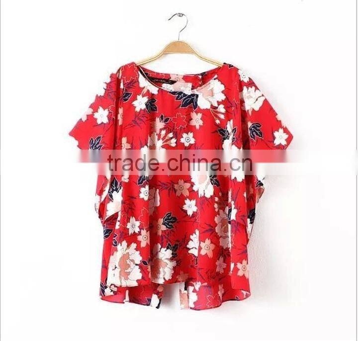 Wholesale Customaize Printing Fashion Design Kaftan Women's Tunic