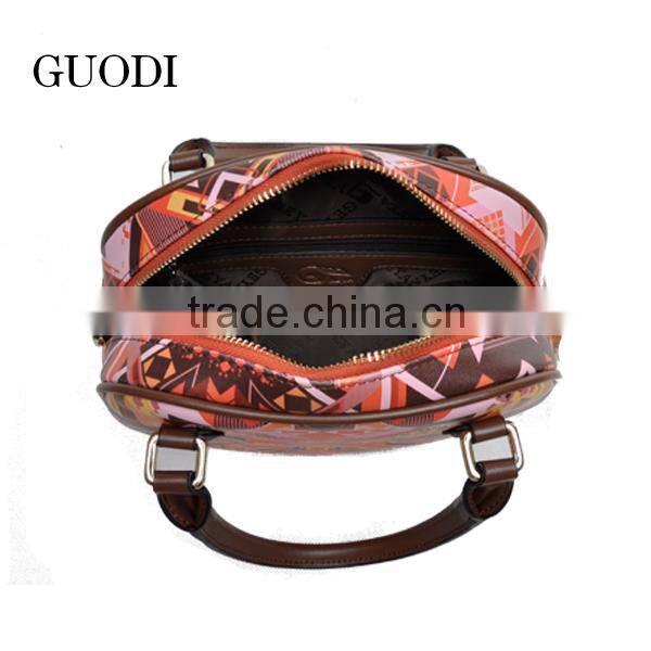 New style beautiful fashion genuine leather bag for ladies