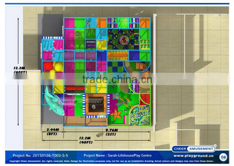 Cheer Amusement 20130304-004-C-1 Junior Themed soft play indoor playground equipment